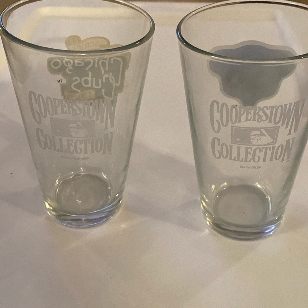Cooperstown Chicago Cubs Beer glasses